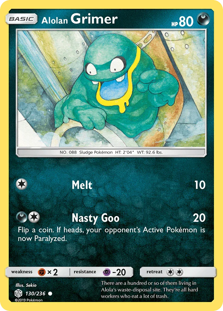 Alolan Grimer (130/236) [Sun & Moon: Cosmic Eclipse]