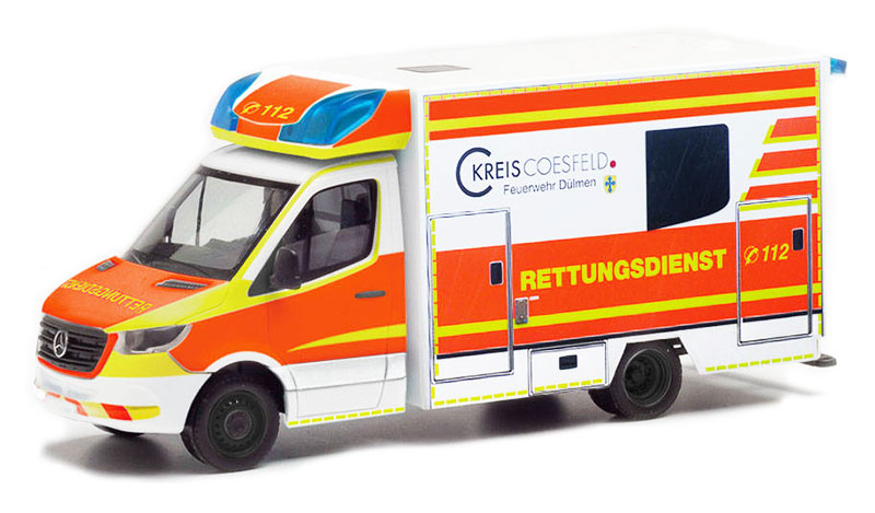 Herpa 95570 1/87 Scale Emergency Service - Mercedes-Benz Sprinter 18 Fahrtec Rtw