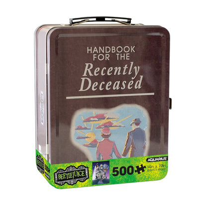 Aquarius Puzzles: Beetlejuice 500 Piece Jigsaw Puzzle & Fun Box Set