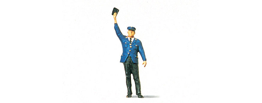 Preiser 28000 HO Scale Railway Conductor Figure