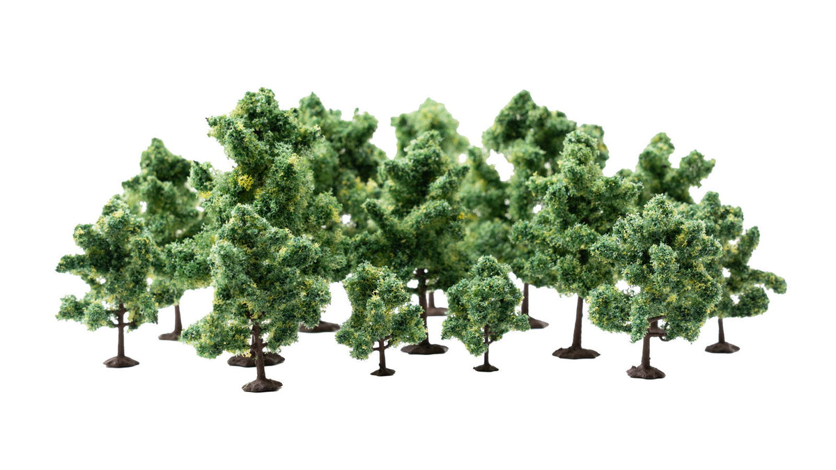 Noch 24603 HO/TT/N/Z Scale Deciduous Trees, 4-10 cm, 16-Pack