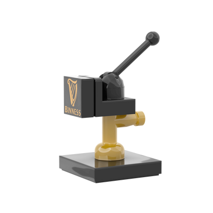 Binness Beer Tap - Bar / Pub - Pint / Drink Custom Printed - Custom Set Made Using LEGO® Parts