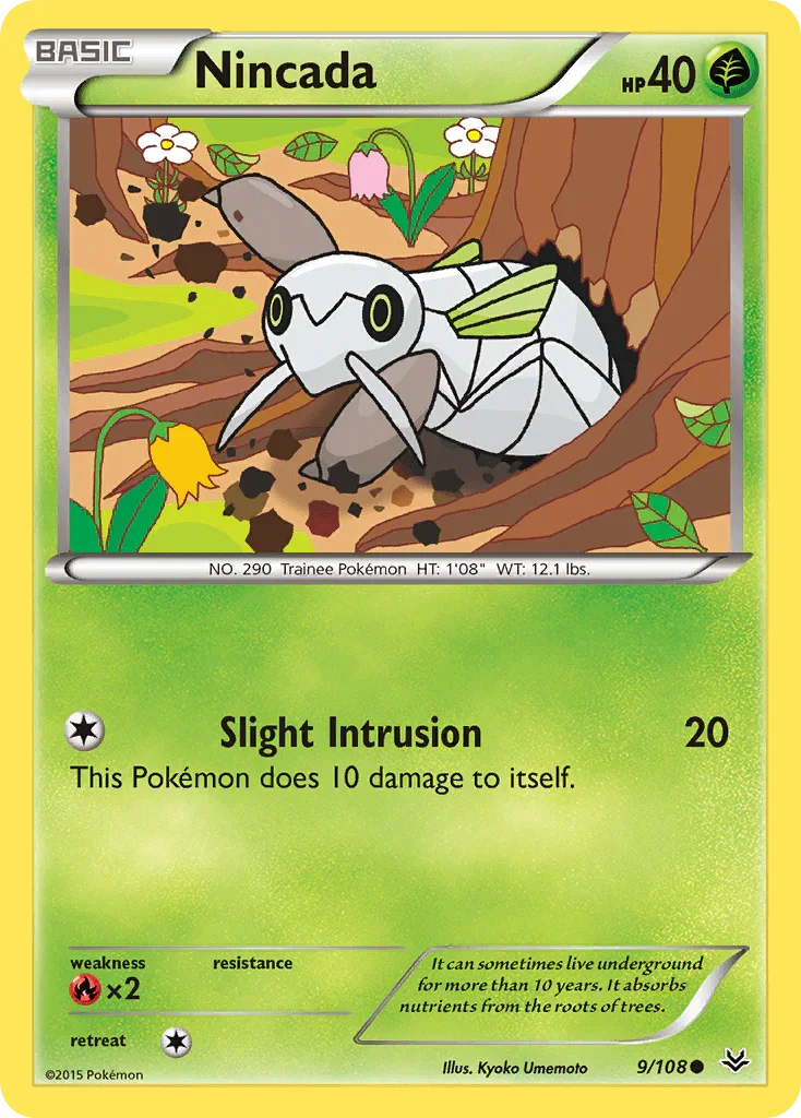Nincada (9/108) [XY: Roaring Skies]