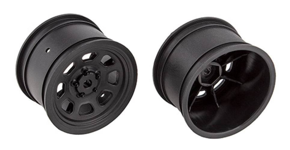 Team Associated 71097 Rear Wheels Black SR10
