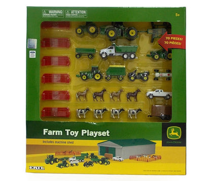 Ertl 46276 1/64 John Deere 70-Piece Farm Playset