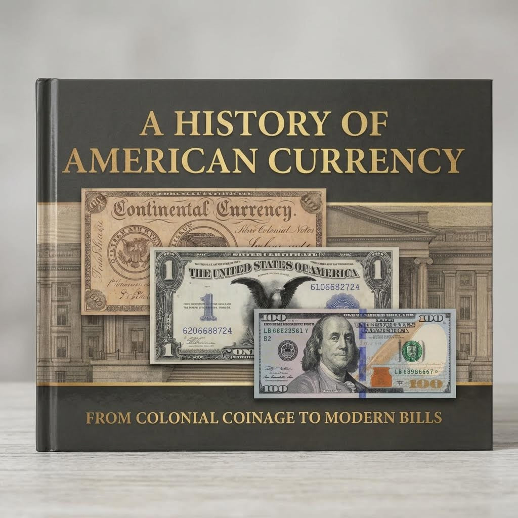 A History of American Currency Coffee Table Book (24 Pages)