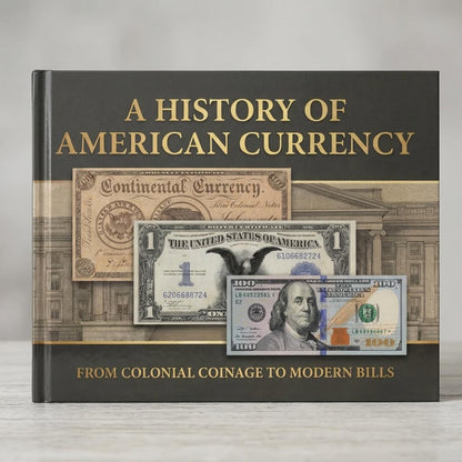 A History of American Currency Coffee Table Book (24 Pages)