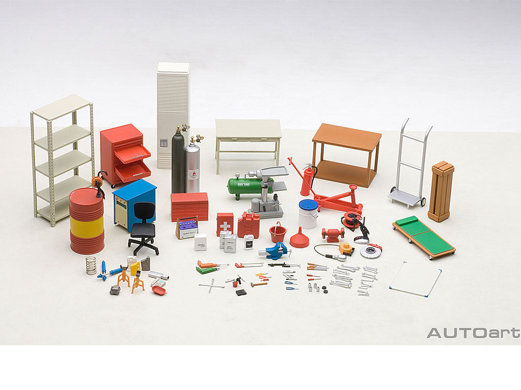 Garage Kit Set for 1/18 Scale Models by Autoart  free shipping USA