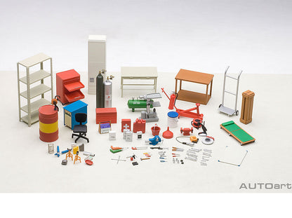 Garage Kit Set for 1/18 Scale Models by Autoart  free shipping USA