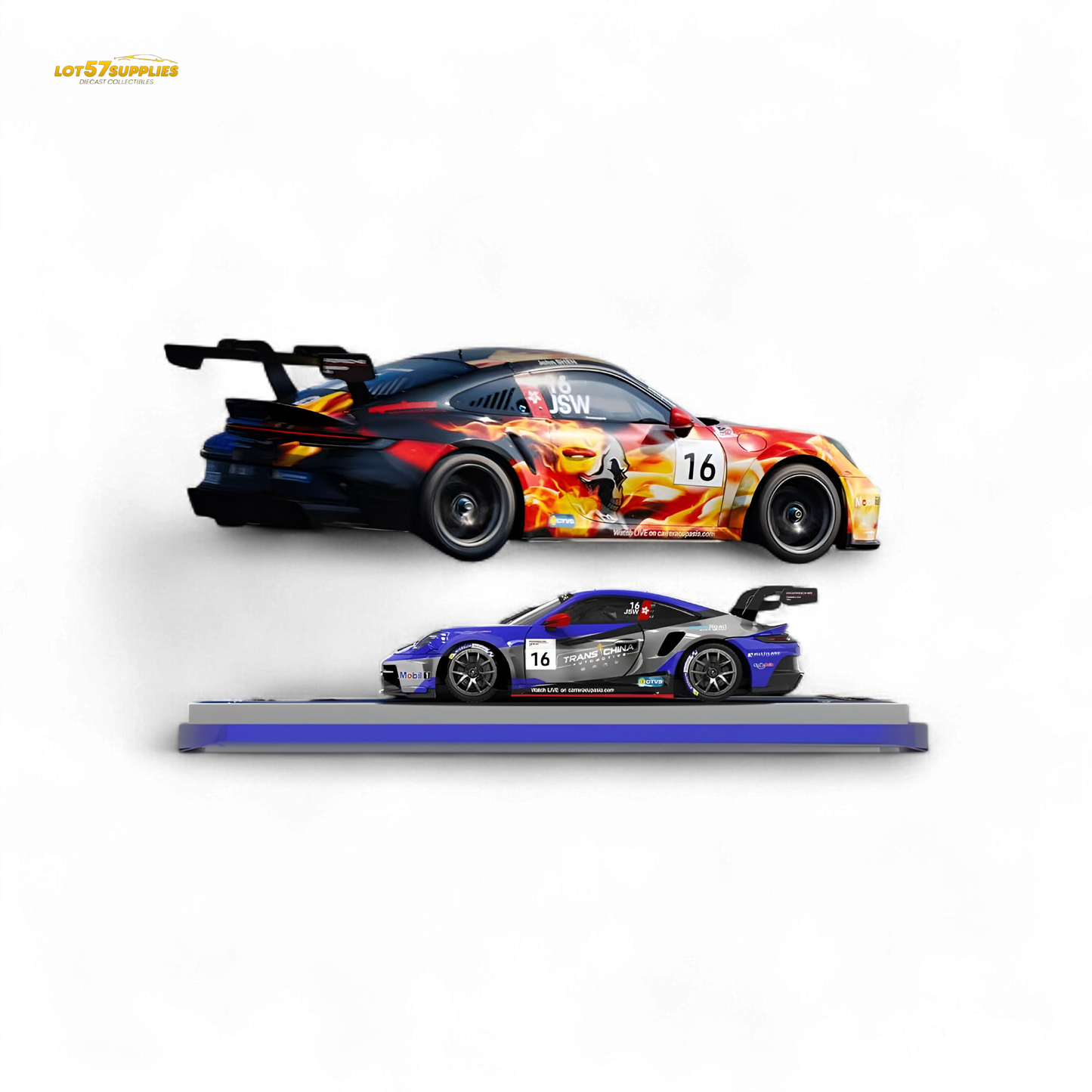 Modernart Porsche 911 GT3 Carrera Cup Asia Masters #16 - Ordinary 1:64