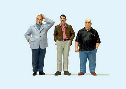 Preiser 44906 G Scale Pedestrians 1/22.5 Scale Serious Situation