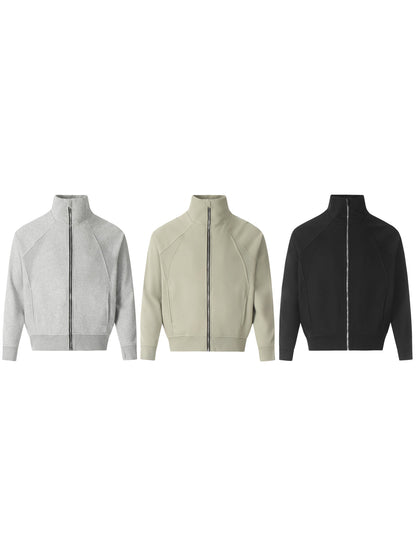 Men's Zip Up Stand Collar Jacket