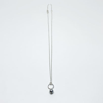 Pearl Drop Charm Necklace by Jennifer Cervelli Jewelry