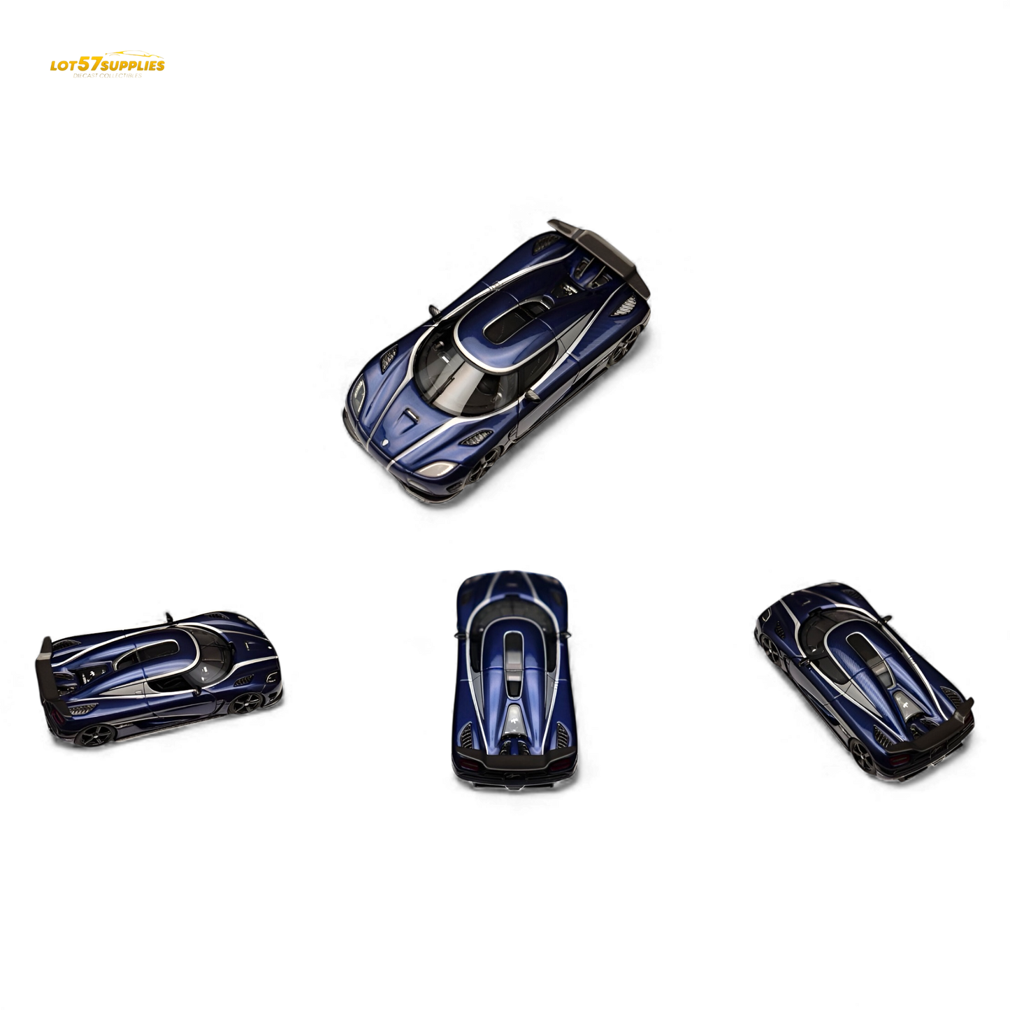 (Pre-Order) VMB Koenigsegg Agera R - Blue Carbon 1:64