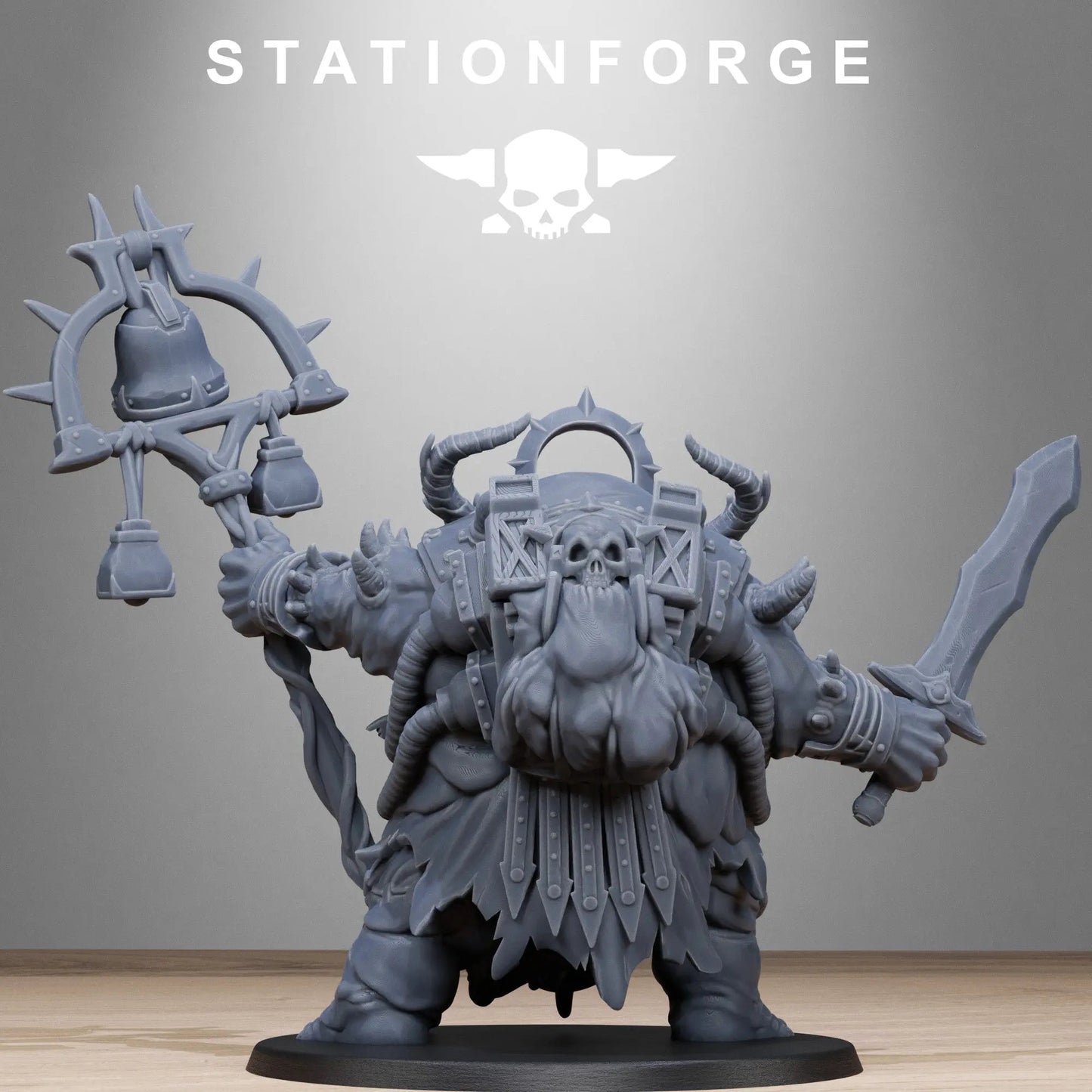 Corrupted Lord of the Filth by Station Forge 28/32mm Scale Miniature, 73mm tall, Great Unclean One Proxy