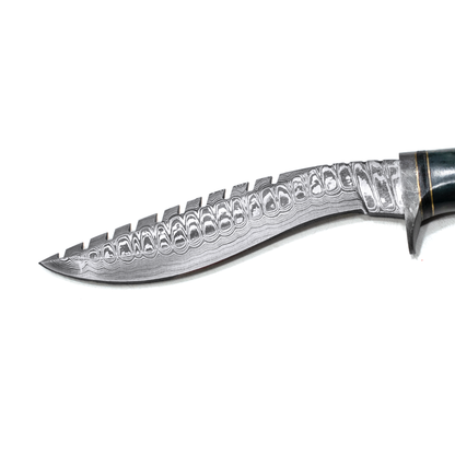 Damascus Steel Compact Kukri by Titan International Knives