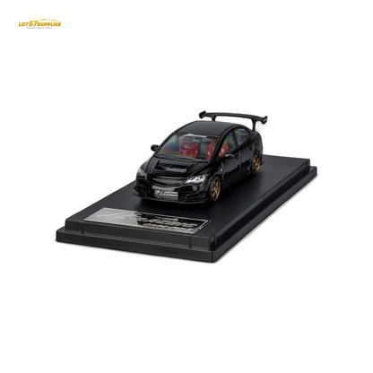(Pre-Order) Microturbo Custom FD2 J'S Racing - Metallic Black 1:64