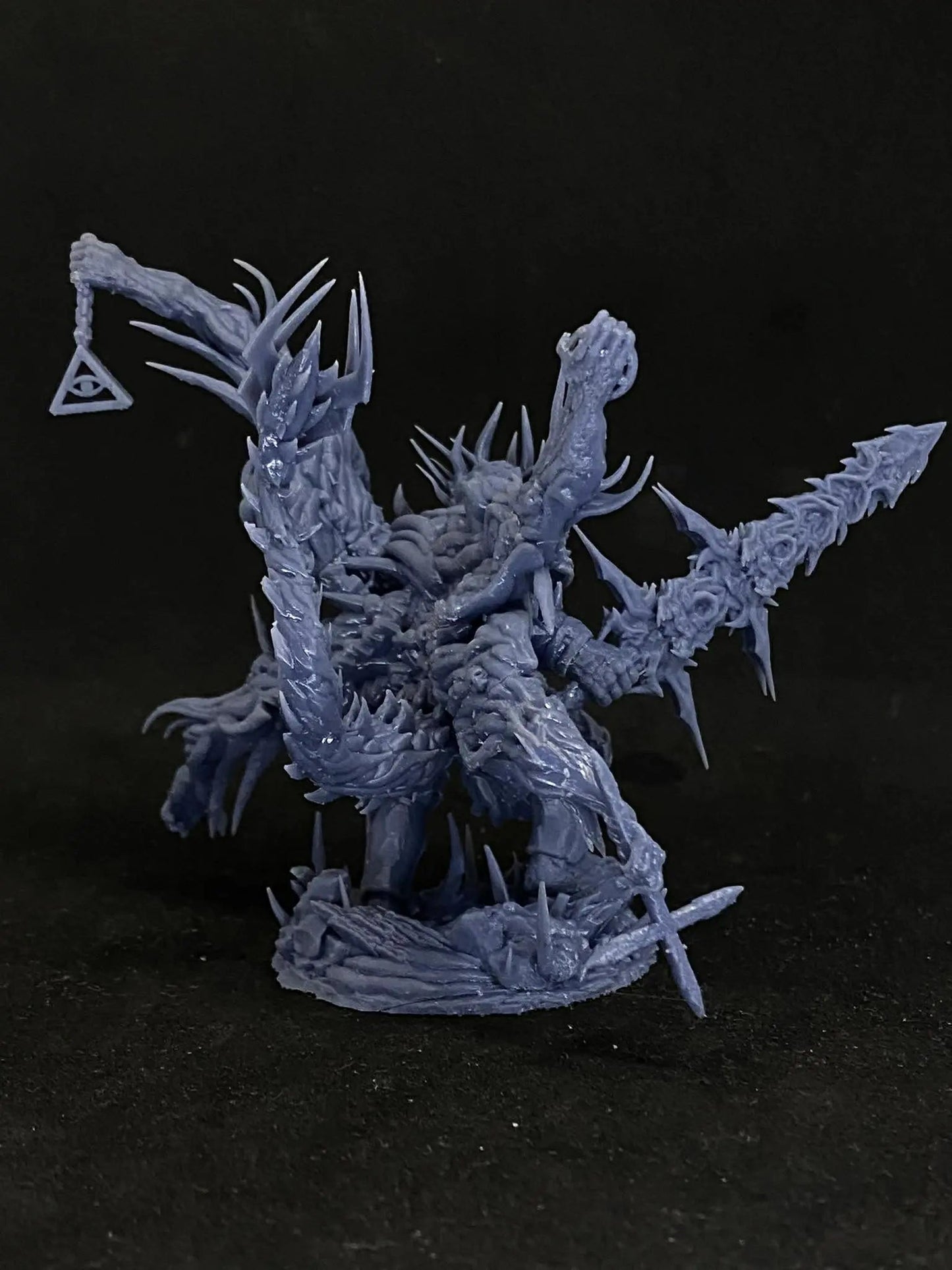 Mangkanur Praetor of Immorality - 100mm Resin Printed Grimdark Mini by Papsikels