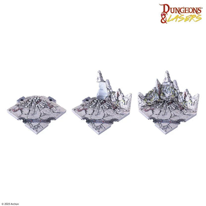 Dungeons & Lasers: Caves Series - Ritual Sites Pre-Painted Prismacast Terrain