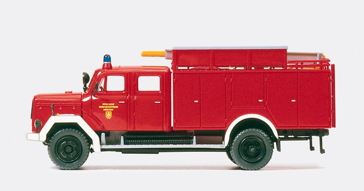 Preiser 31261 HO Magirus TroTLF16 Water & Powder Truck