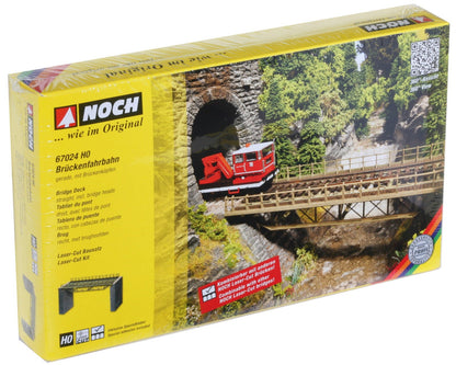 Noch 67024 HO Scale Steel Deck Truss Bridge w/Abutments Kit