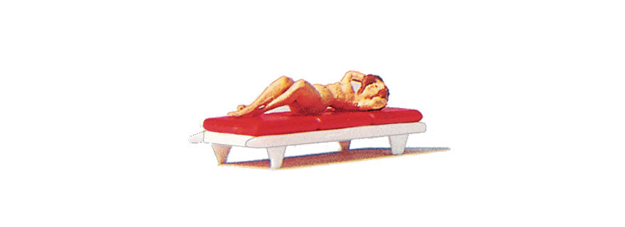 Preiser 29048 HO Scale Sun Bathing Nude Figure