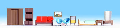 Noch 14832 HO Scale Household Furniture