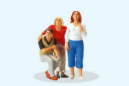 Preiser 44905 G Scale Passengers 1/22.5 Scale In The Train