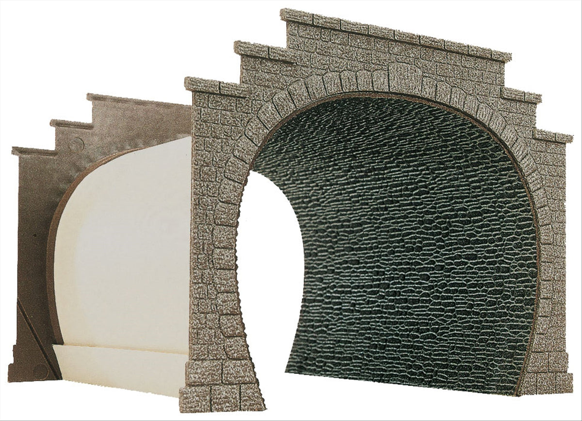 Busch 7404 HO/TT Tunnel Portal Stone Wall Sheet, Self-Adhesive