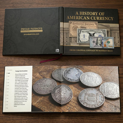 A History of American Currency Coffee Table Book (24 Pages)