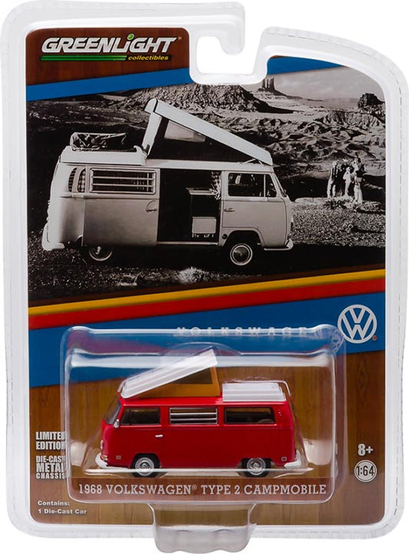 Greenlight 29835 1/64 1968 Volkswagen Type 2 T2B Camper Van