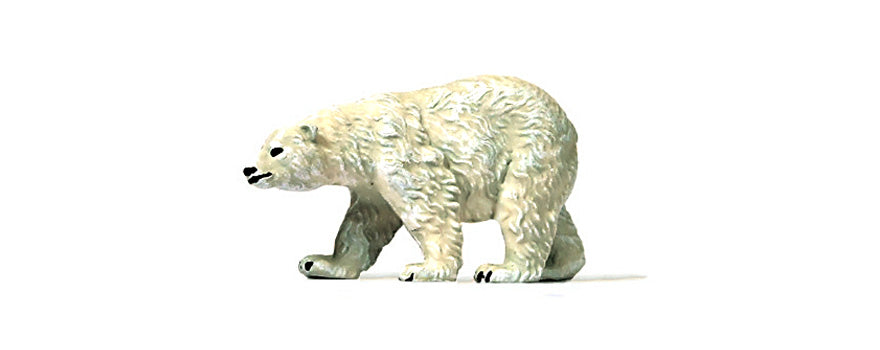 Preiser 29520 HO Scale Polar Bear Animal Figure