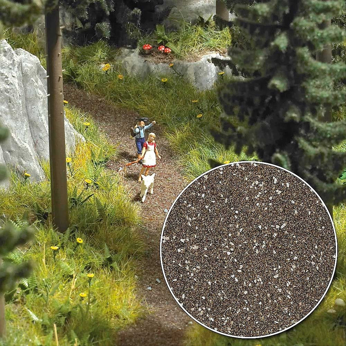 Busch 7527 HO Scale Forest & Field Path Scatter, 300 ml