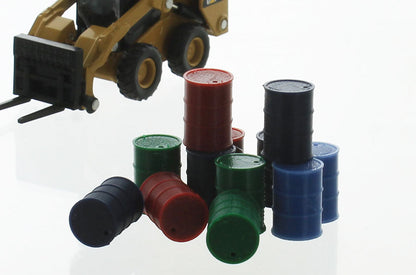 3D To Scale 64-240-AS 1/64 55 Gallon Barrels, 12-Pack Assorted