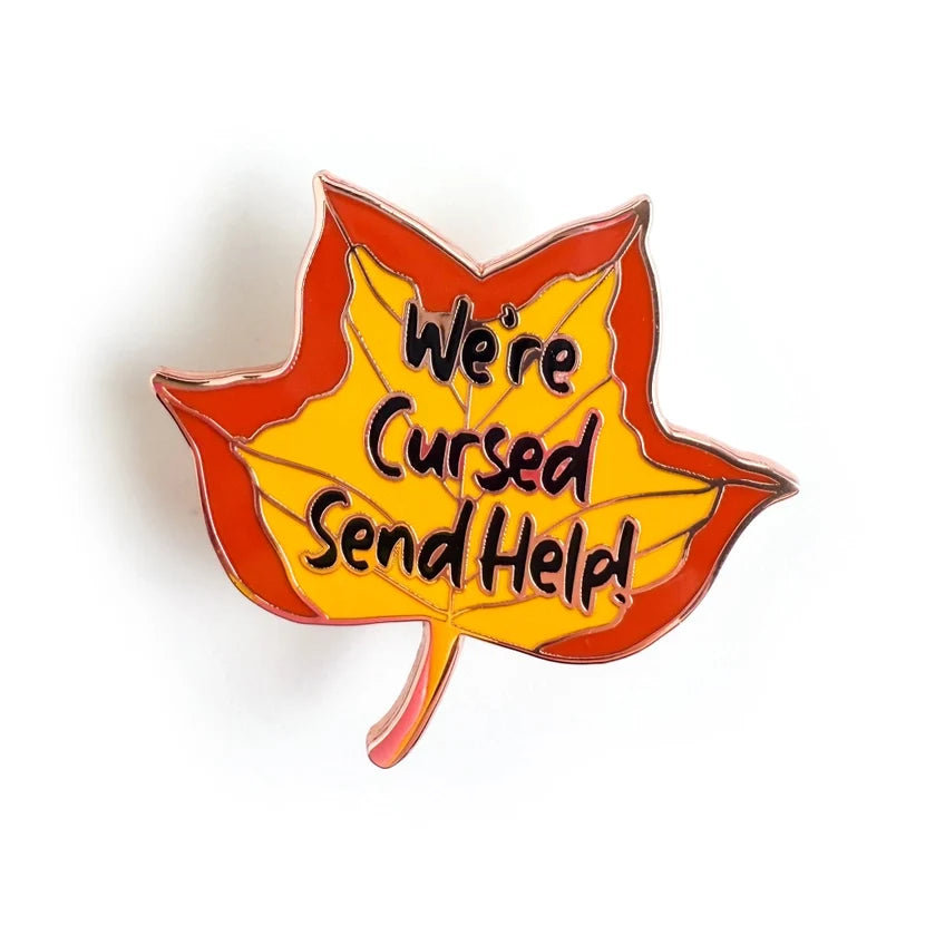 Verity Vox Enamel Pin - Leaf - We're Cursed