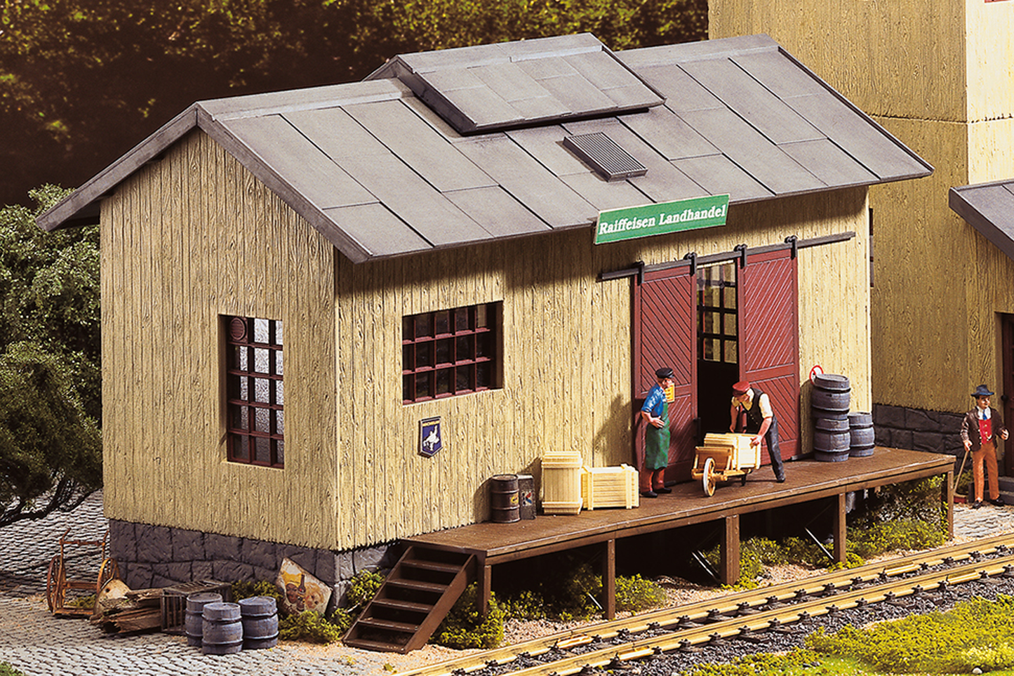 Piko 62034 G Scale CoOp Storage Warehouse, Building Kit