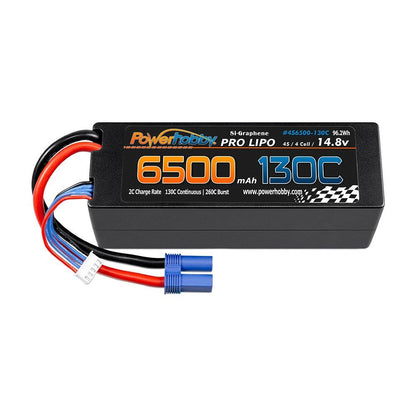 Powerhobby 4S 14.8V 6500mah 130c GRAPHENE Lipo Battery w EC5 Plug