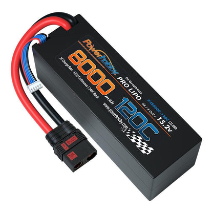 Powerhobby 4s 15.2V 8000MAH 120C HV + GRAPHENE Lipo Battery QS8 Plug 8AWG