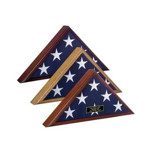 4x6 flag Display Case, 4 ft x 6 ft flag display case, 4x6 flag case, American flag 4x6 flag display, 4x6 flag frame - Cherry Finish.