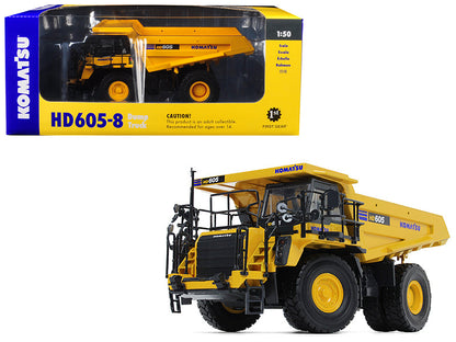 Komatsu HD605-8 Dump Truck 1/50 Diecast Model by First Gear  free shipping USA