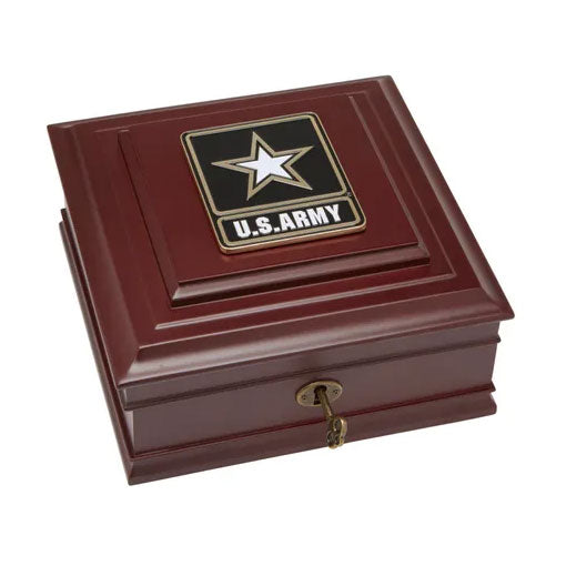 Aim High Air Force Medallion Desktop Box