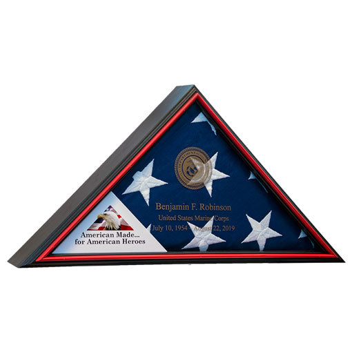 Flags Connections - Tributary Flag Case - Marine Corps.