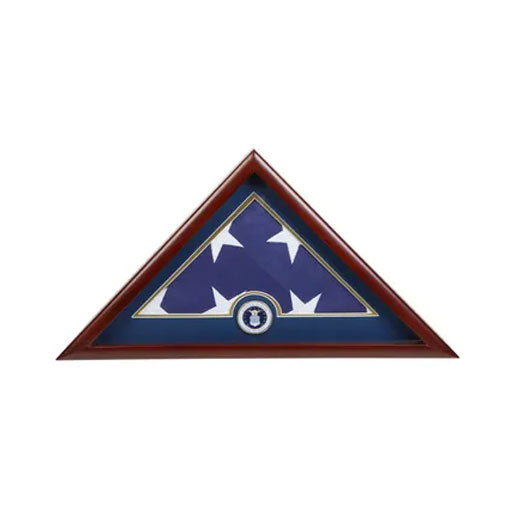 US Flag Display Case with Air Force Medallion.