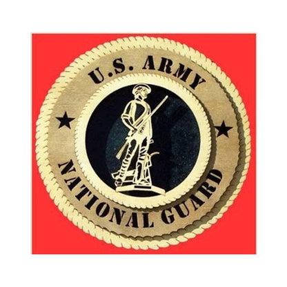 National Guard Wall Tribute, National Guard Wood Wall Tribute - 9". by The Military Gift Store