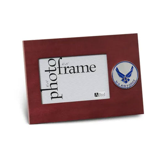 Aim High Air Force Medallion 4-Inch by 6-Inch Desktop Picture Frame