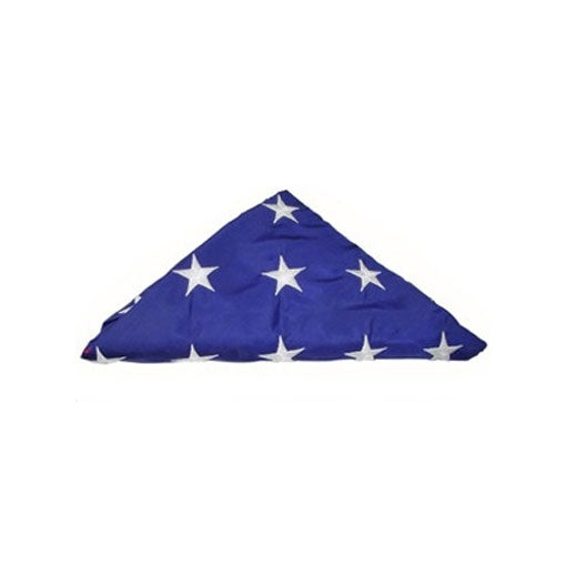 Pre-Folded American Flags for Flag Display Cases - Fit 5'x9.5' American Burial Flag.