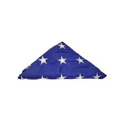 Pre-Folded American Flags for Flag Display Cases - Fit 5'x9.5' American Burial Flag.