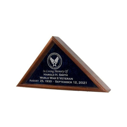 US Air Force Flag Display Case - Fit 3' x 5' Flag or 5x9.5 Flag