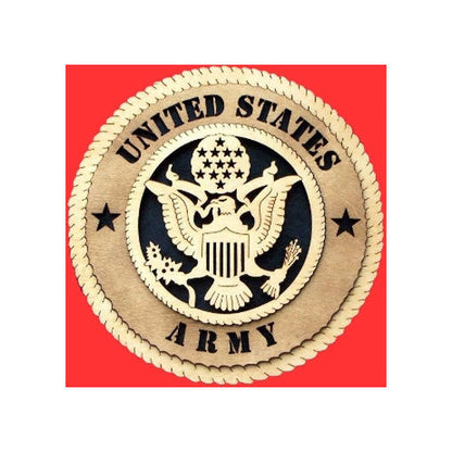 Army Wall Tribute, Army Hand Made Gift - 12".