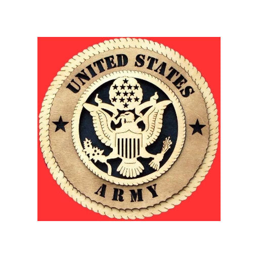 Army Wall Tribute, Army Hand Made Gift - 9".